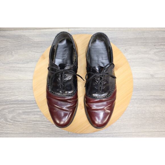 Goodyear Shoe Mens 9 M Neolite Brown Black Oxford Dress Almond Toe Leather main image 8